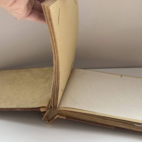 Photo Album Book Made From Leaf's, Stick, Bamboo, String Hand Made Book - Picture 6 of 13